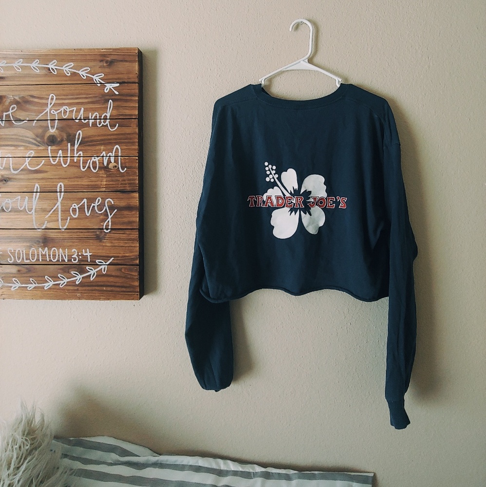 Trader Joe's Cropped Long Sleeve